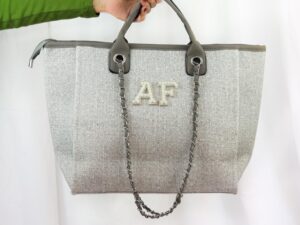 GREY-CANVAS TOTE
